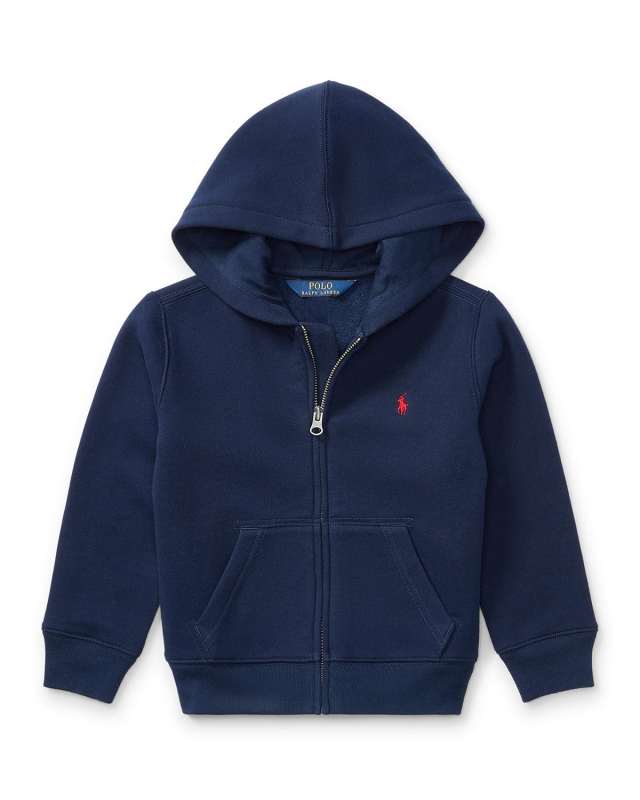 Boy's Knitted Fleece Hoodie, Size 2-4
